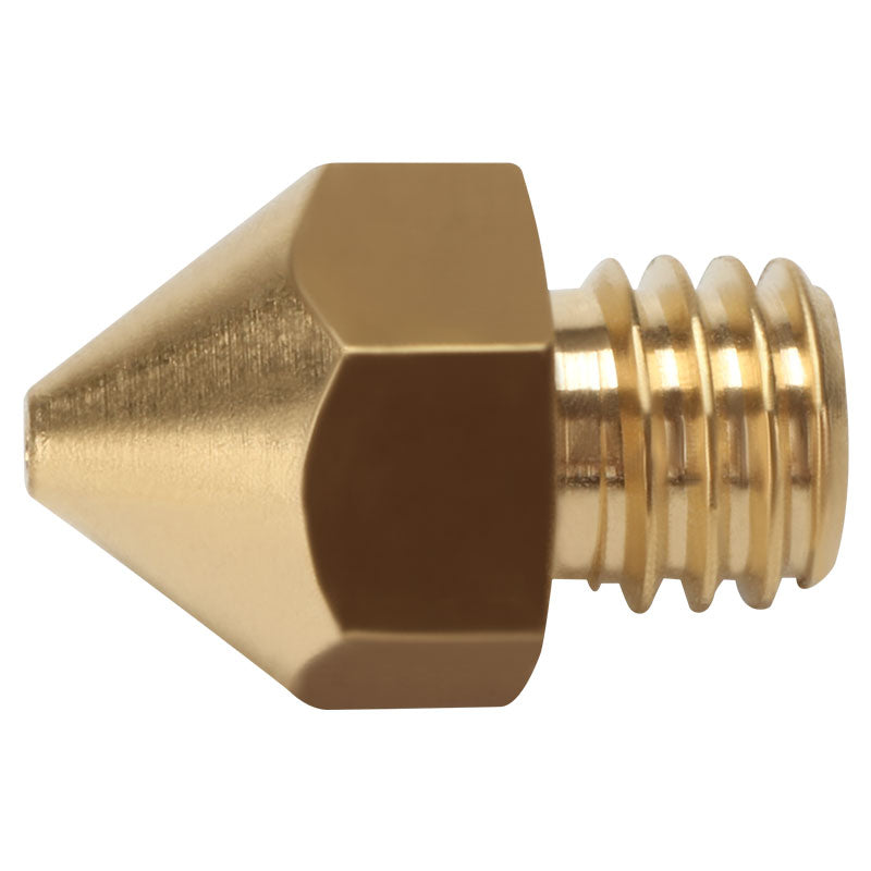 Brass nozzle with large diameter aperture 1.75/1.0mm