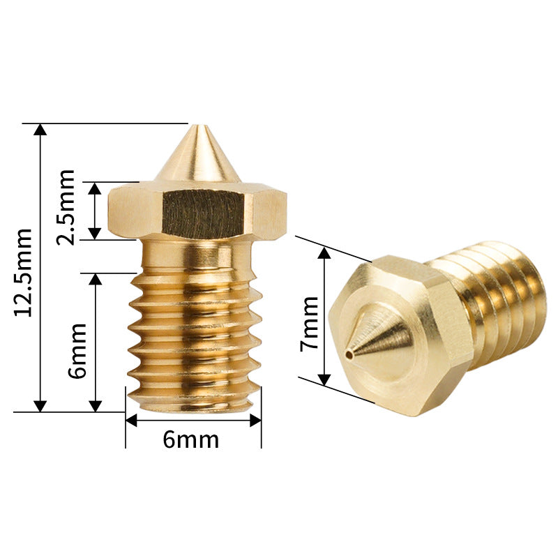 1.75mm Universal Clone-CHT Tip Nozzle for E3DV6 Hot End