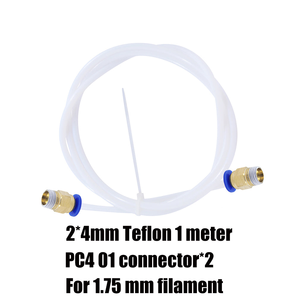 PTFE Tube +Connector 1.75mm filament - PC4 01