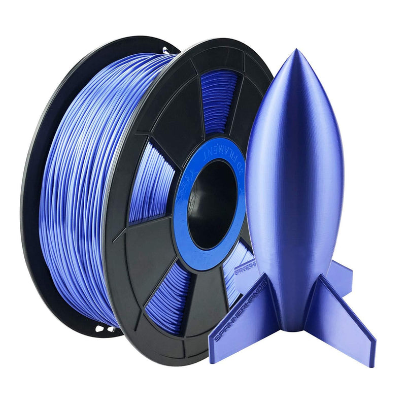 Silk Tri-Color PLA Filament - Shiny, No Warping, Strong Adhesion - 1.75mm  1KG
