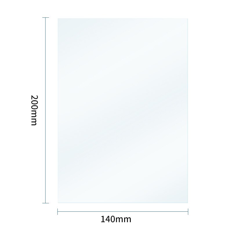2 Pack of FEP Film Sheets 0.15 * 200 * 140mm